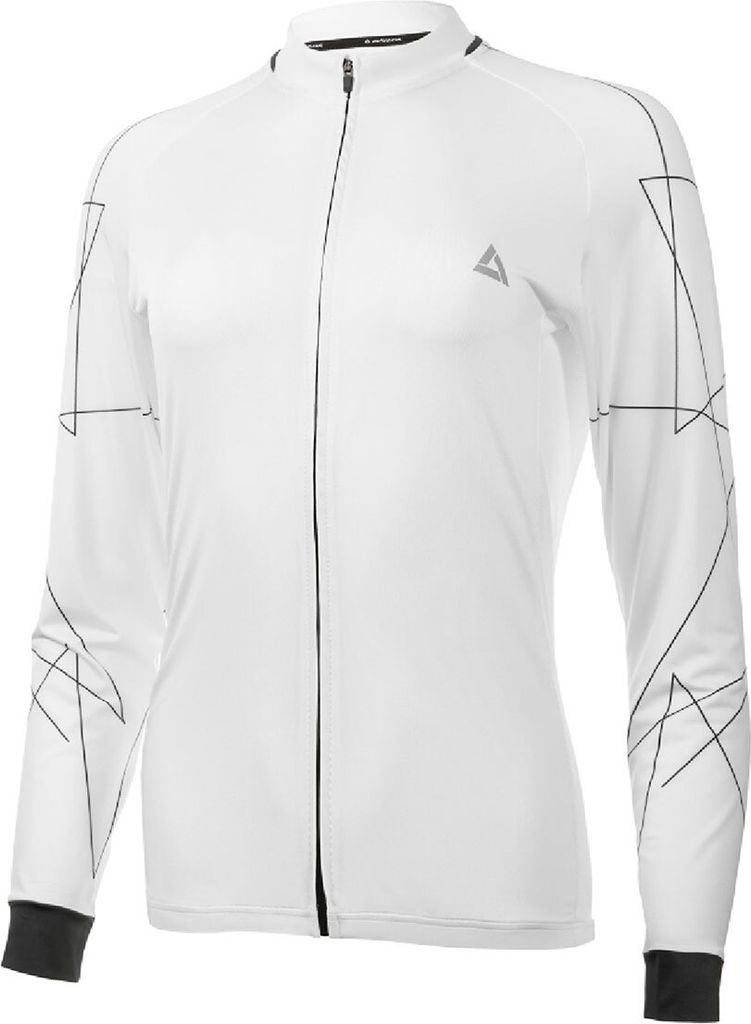 Airtracks Fahrradtrikot Langarm Pro Line- M - Weiß