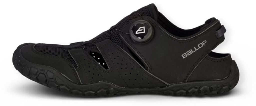Ballop Uni Fresco Barfuß-Trekkingsandale black 46