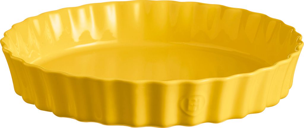 Emile Henry Tortenform / Quicheform 32 cm Farbe gelb Produktbild 