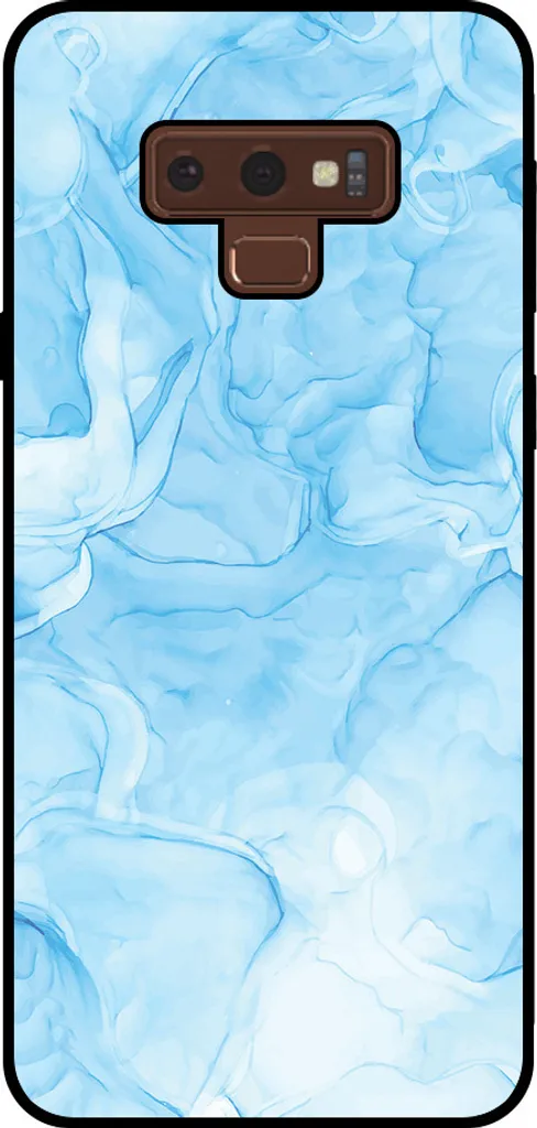 Custodia TPU Samsung Note 9 Marmo Azzurro - Protezione Antiurto Smartphonica