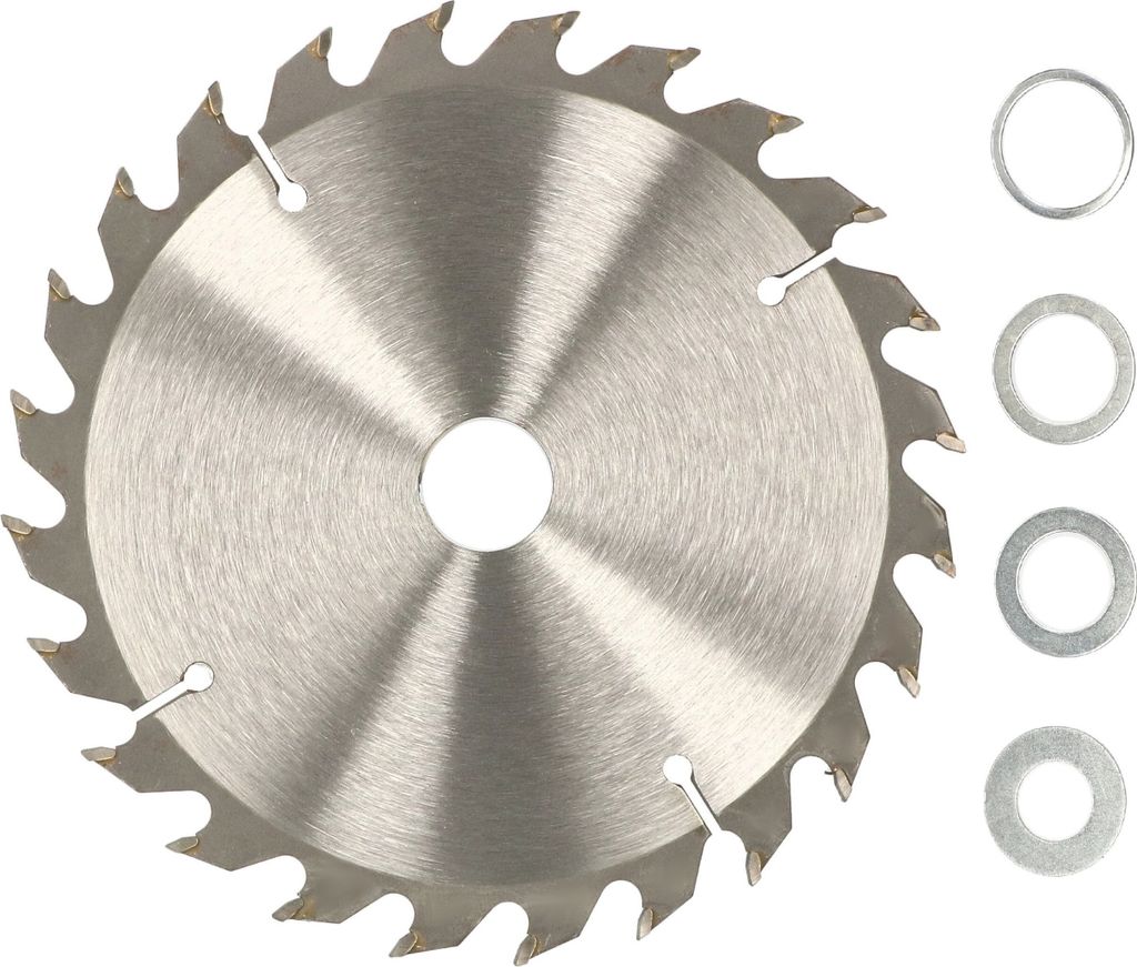 KOTARBAU Hartmetall Sägeblatt für Holzschnitt 24 Zähne Ø 180 mm + Reduzierringe