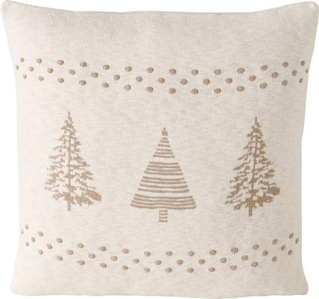 Baumwollkissen mit Tannenbaum-Muster MARTJE, 50 x 50 cm