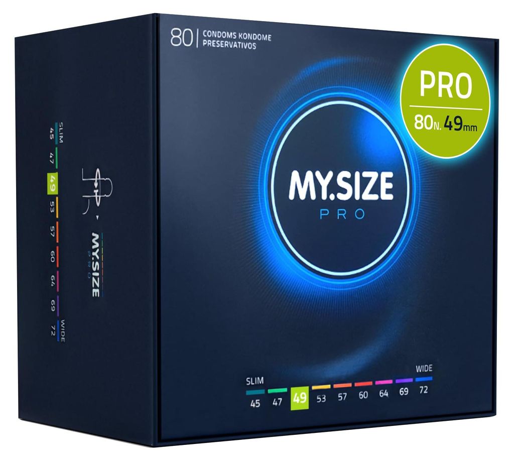 MY.SIZE PRO Preservativi Elite taglia 2, 49 mm, 80 Pezzi, Immagine del prodotto 