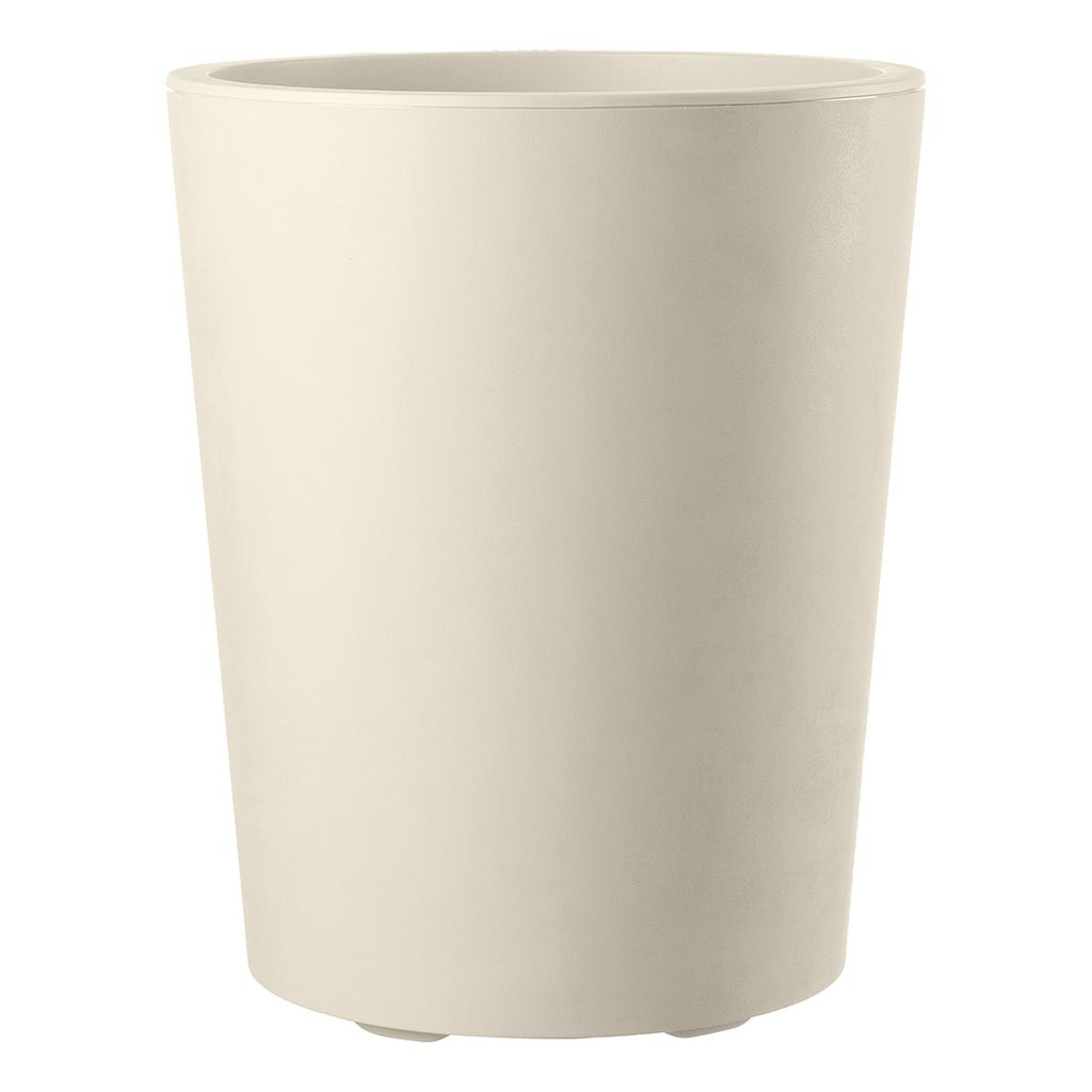 XL Pflanzkübel „Millennium“ Ø43xH54 cm - 48L - Creme Weiß - Produktbild 