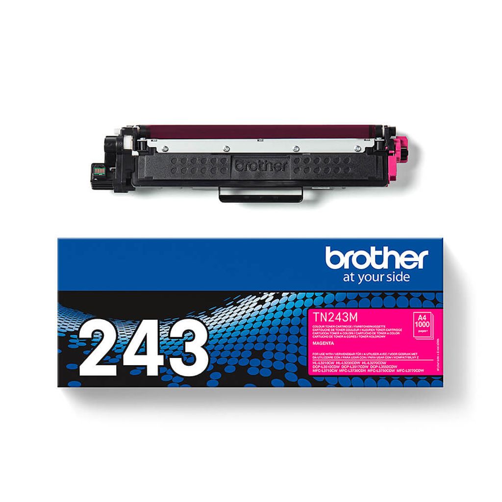 Brother TN-243M, 1000 strany, Purpurová, 1 kusov Obrázok produktu 