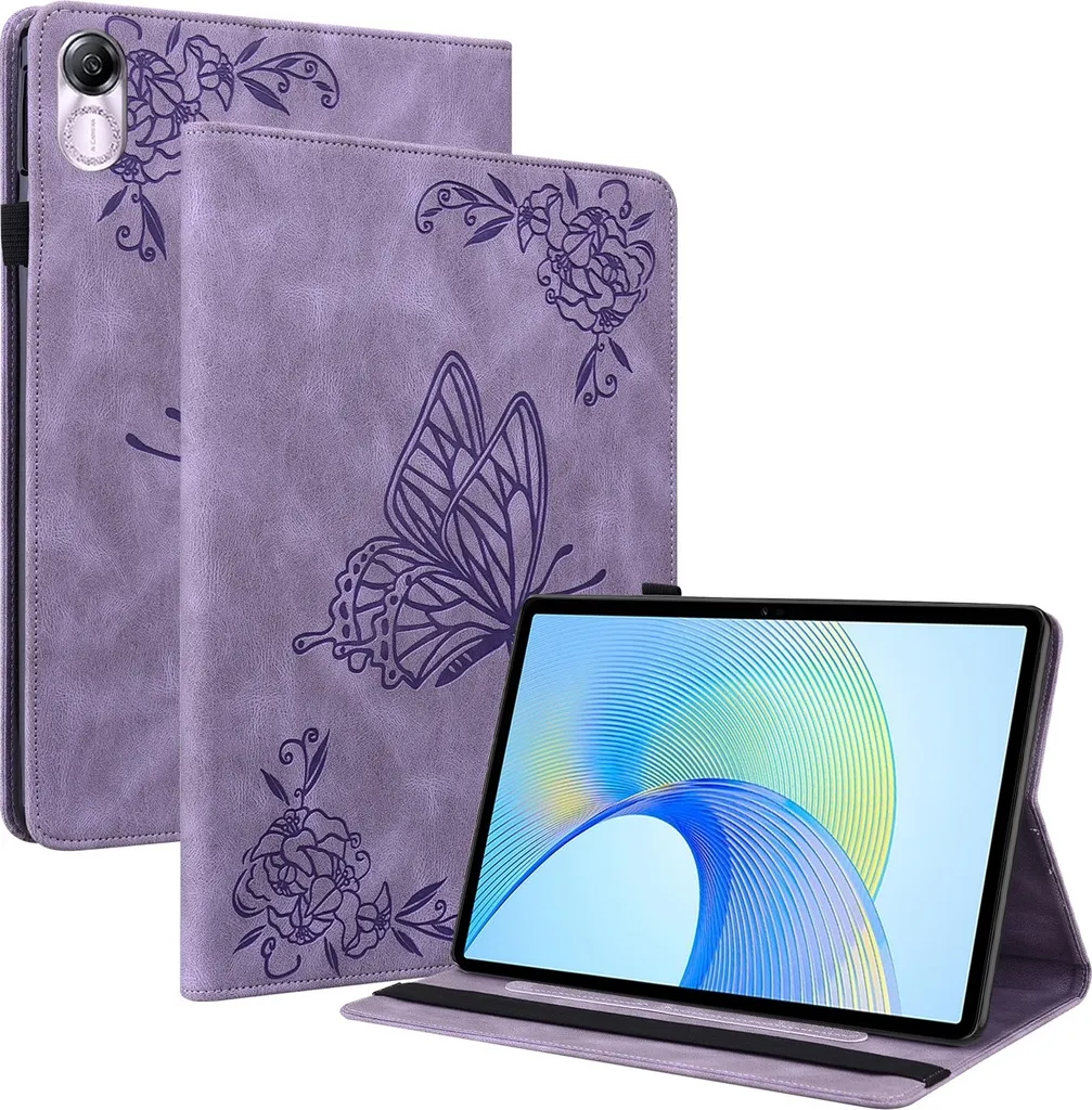 Custodia Bambini e Adulti Honor Pad X9 Farfalla Viola | Cover Sicura