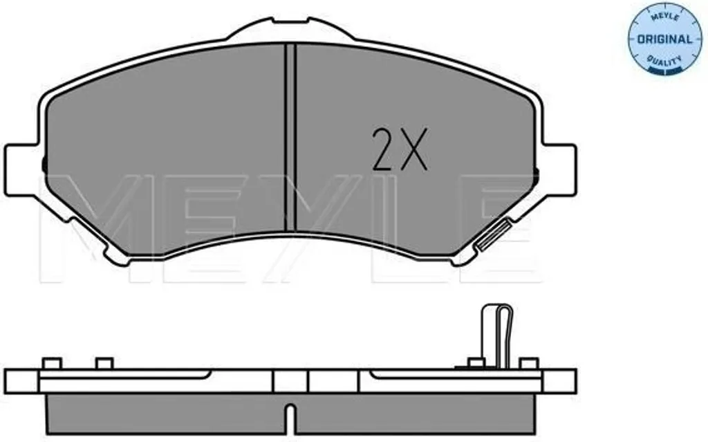 MEYLE 025 246 0417 Plaquettes de Frein Avant pour Voyager V et Wrangler