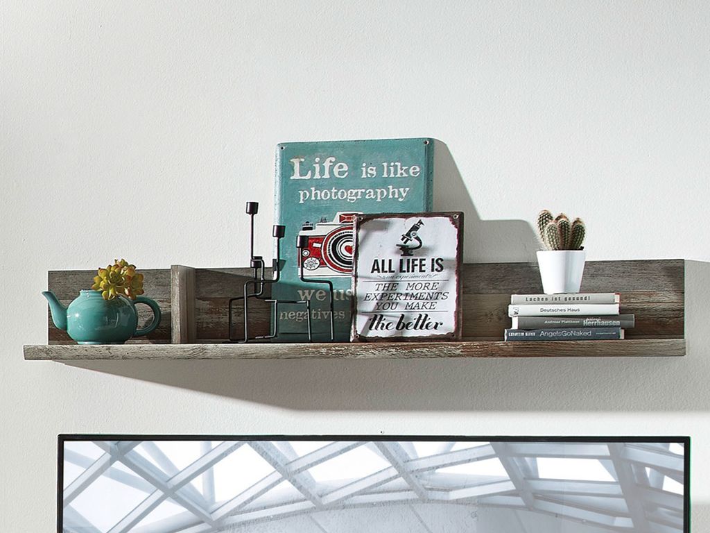 Wandboard Hängeregal Holzregal Wandregal Regal Dekoregal Bücherregal "Britta I"