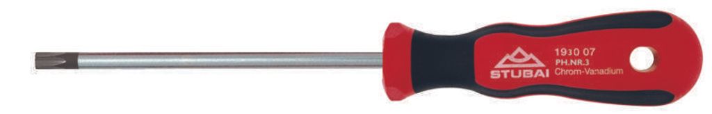 STUBAI TX-Schraubendr. m.stirns.Bohrung 2K TX 254,5/90