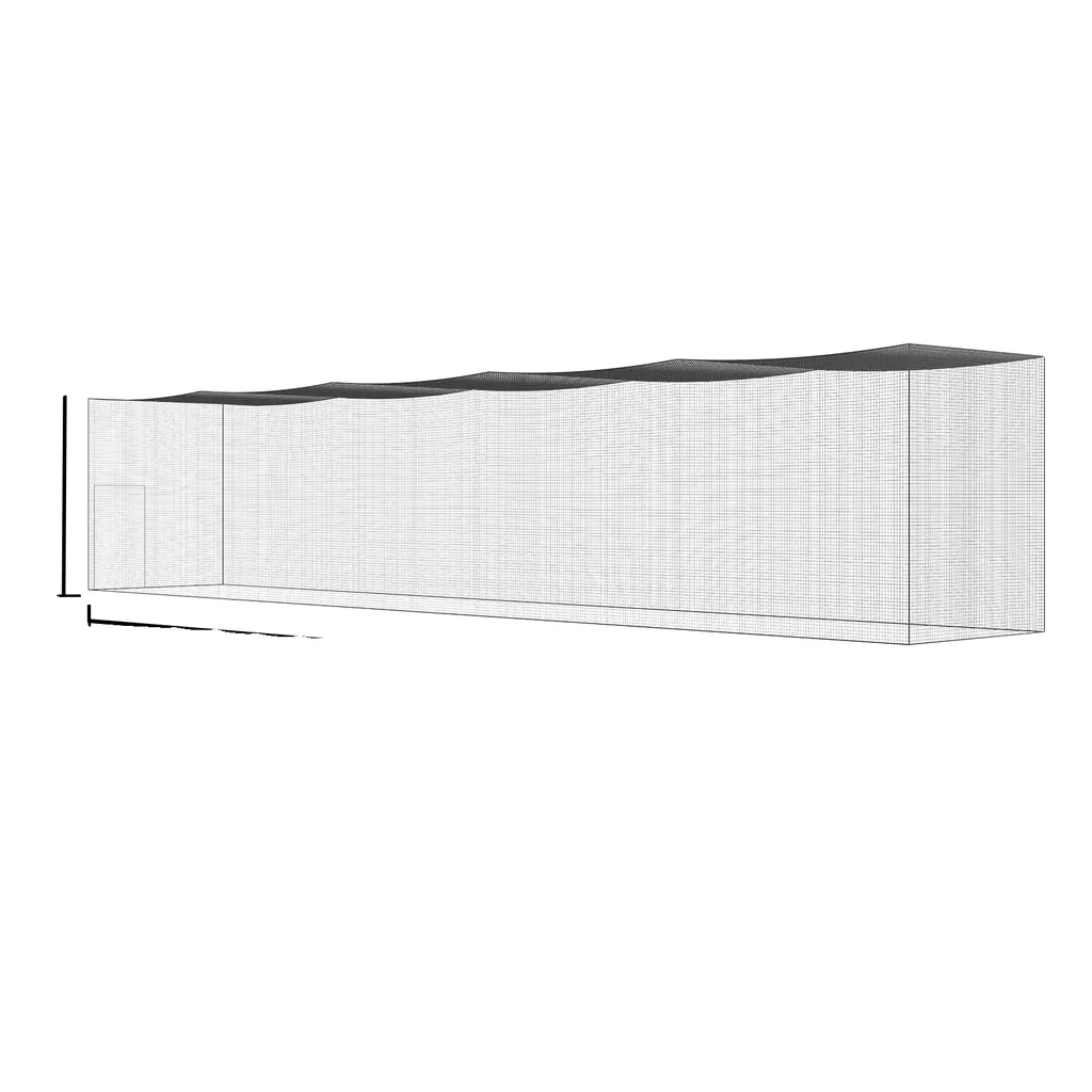 Filet de base-ball 70FT cage portable pour frapper sans perdre de balle