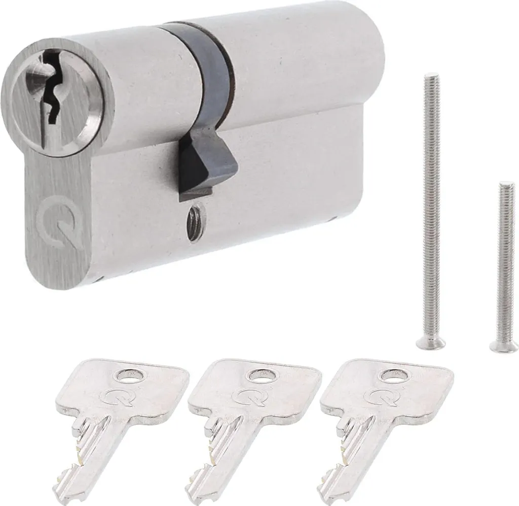 Cylindre de serrure 40/55 mm avec 3 clés - Protection anti-intrusion gs4