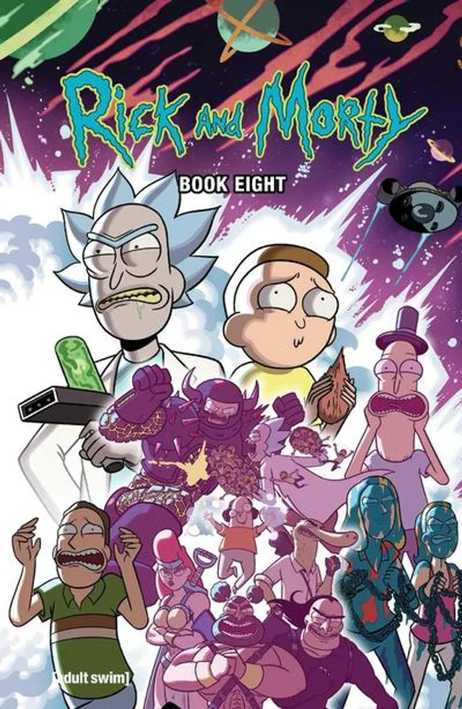 BD Rick & Morty Tome 8 Deluxe - Comics VO Anglais Album Relié Premium