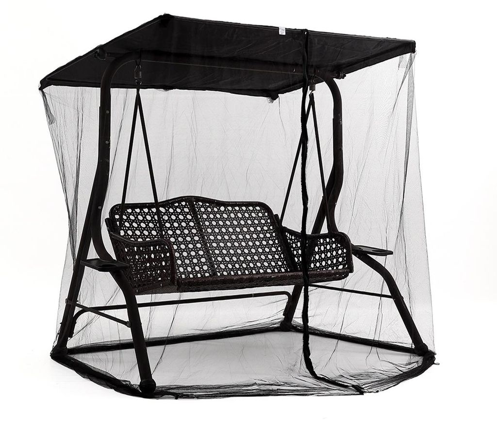 INF Mückennetz für Doppel-Schaukel aus Polyester 125cm x 155cm x 200cm