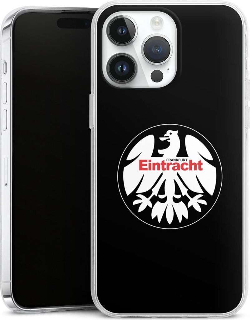 DeinDesign Handyhülle für Apple iPhone 14 Pro Max Silikon Hülle Case Smartphone Schutzhülle Eintracht Frankfurt Offizielles Lizenzprodukt SGE
