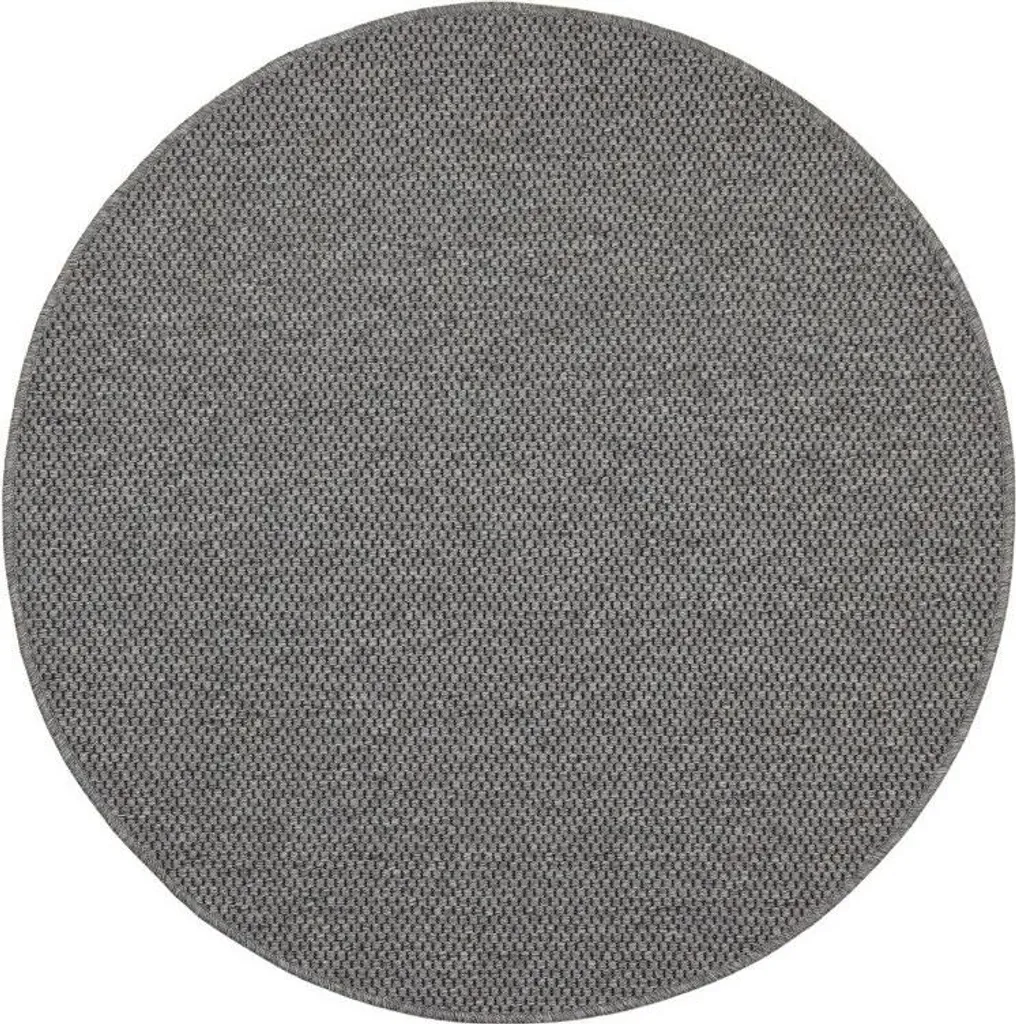 Tapis de salon rond marron collection Nature - Diamètre 200 cm chic