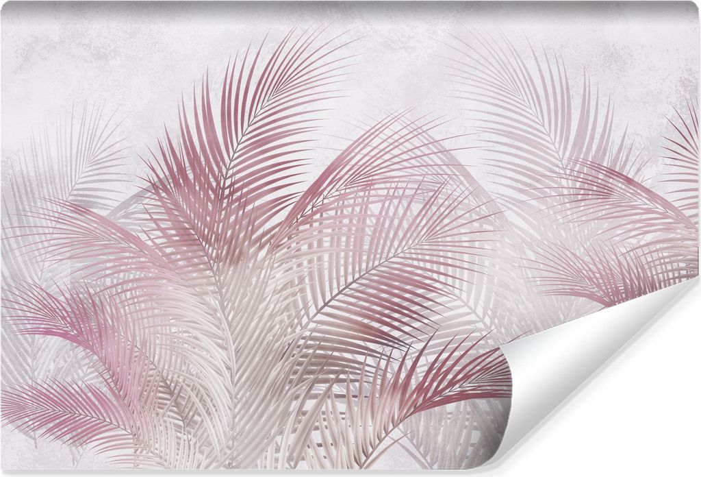 Muralo Vlies Fototapete PALMENBLÄTTER Beton Optik Abstraktion Br. 152.5cm x Hö. 104cm