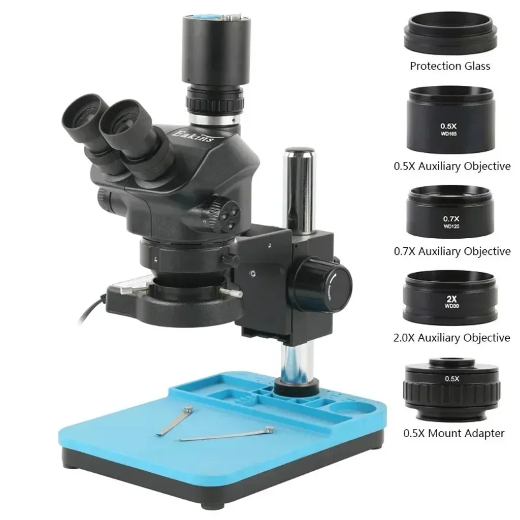 Loupe binoculaire trinoculaire 4K 48MP zoom 7x-50x sortie HDMI et VGA