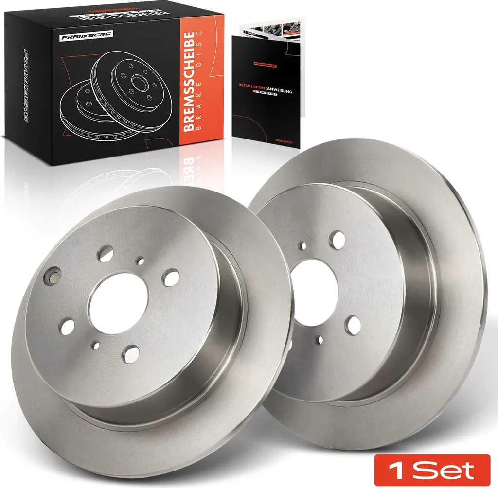 Kit Disques de Frein Arrière pour Toyota Corolla Break et Yaris Van