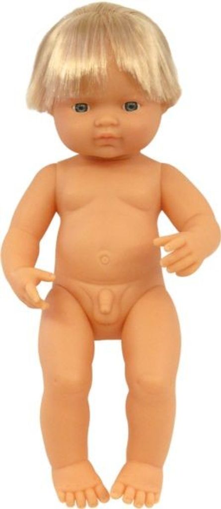 Miniland Europäische Babypuppe 38 cm Produktbild 