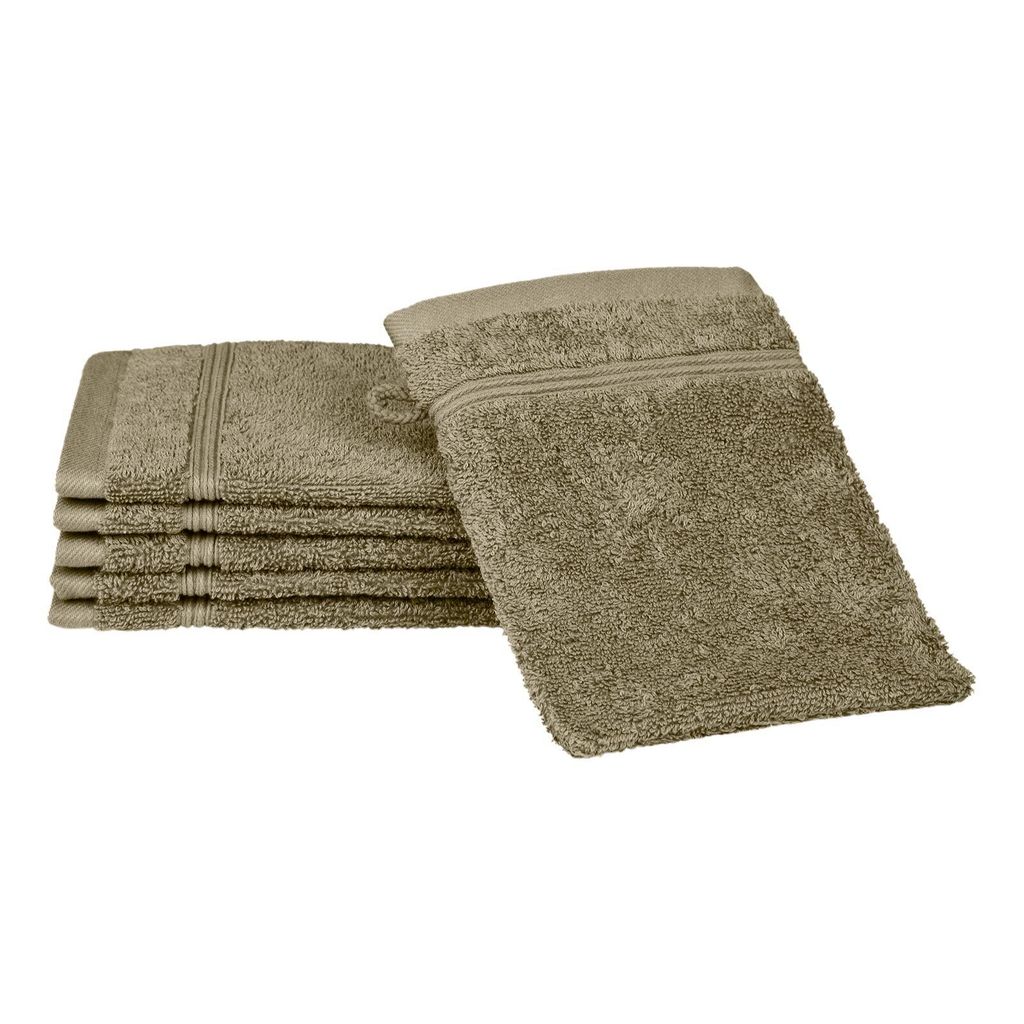 Ross Uni-Walk Handtücher Rubin Waschhandschuh 16x22 cm mokka