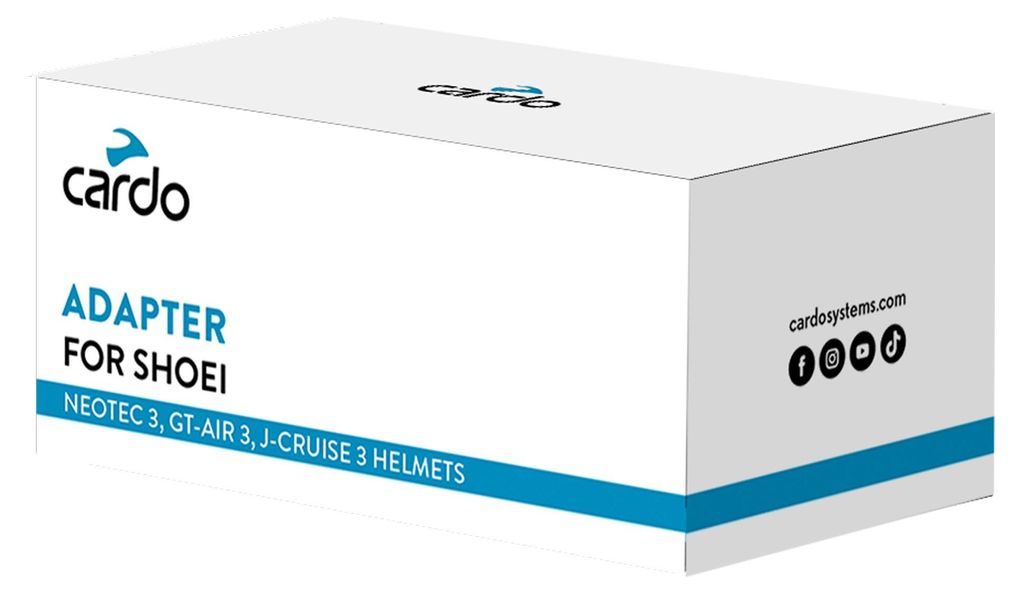 Cardo Packtalk Adapter für Shoei Gen 3 Helme Produktbild 