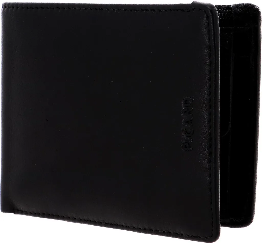 Picard Brooklyn Long Wallet Nero | Minimalismo e Pelle Nappa Premium