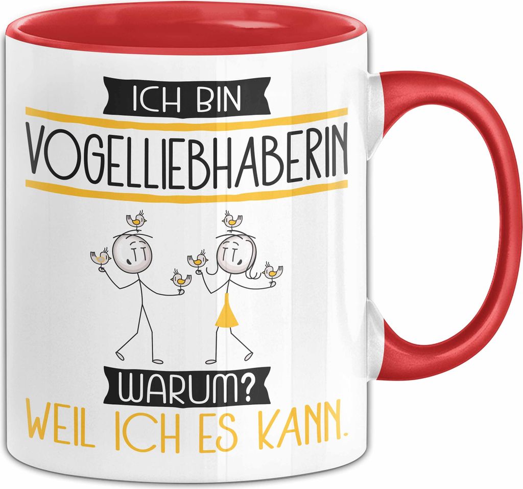 Vogelliebhaberin Tasse Geschenk Ich Bin Vogelliebhaberin Produktbild 