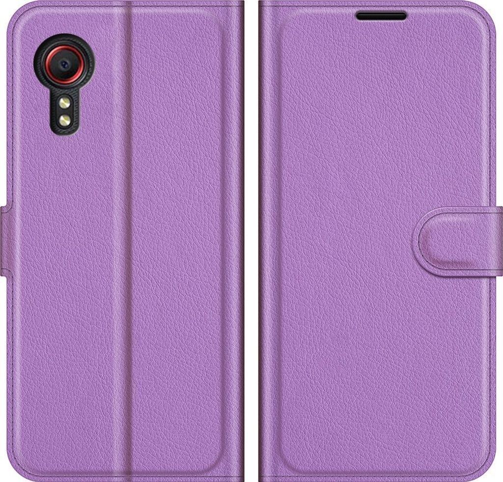 Mobigear Classic Samsung Galaxy Xcover 5 Hülle Klapphülle Geldbörse - Lila