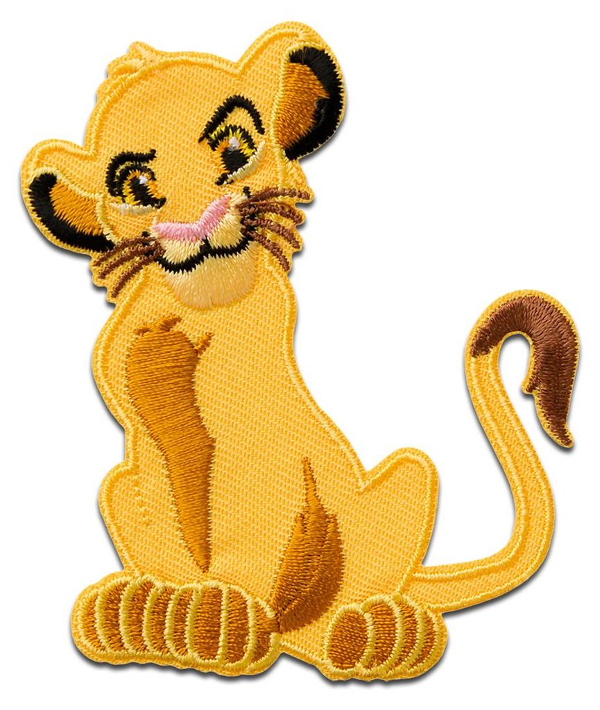 Disney © König Der Löwen Simba Tier  - Aufnäher, Bügelbild, Produktbild 