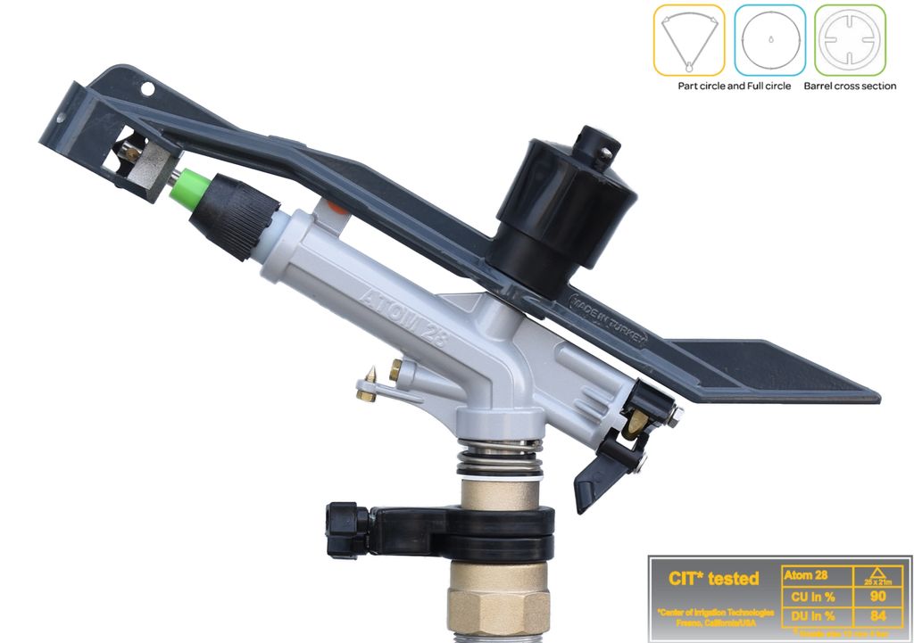 NAAN Typ 423 WP Teilkreisregner Impulsregner Sprinkler Rasensprenger