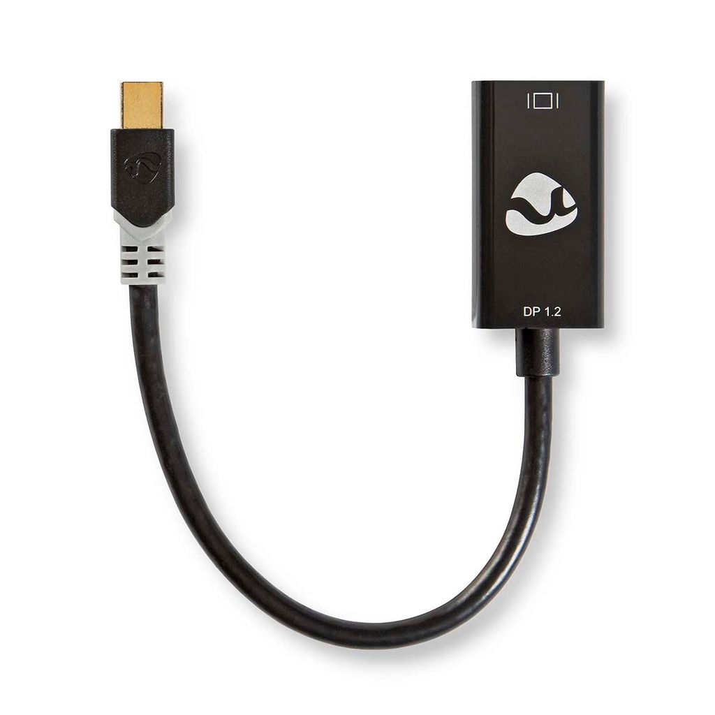Mini Displayport-Kabel | DisplayPort 1.2 | Mini DisplayPort Stecker | HDMI Ausgang | 21.6 Gbps | Vergoldet | 0.20 m | Rund | PVC | Anthrazit | V...