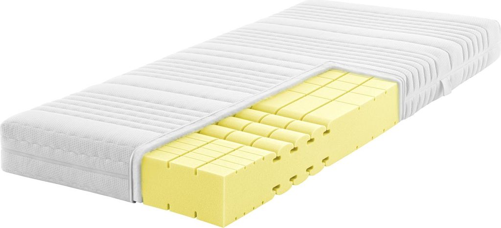 Komfort-SAN Härtegrad H2 (RG 50) 80 x 220 cm mit Baumwollbezug