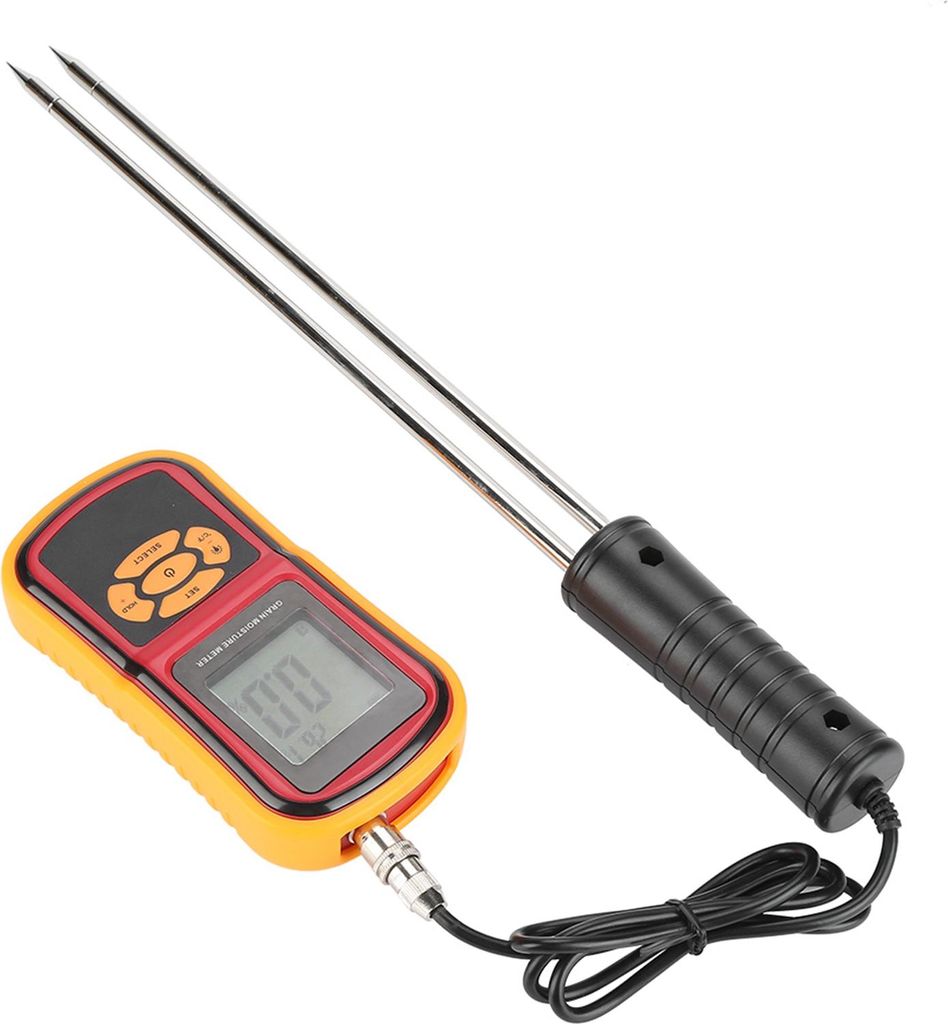 GM640 Tragbares digitales LCD-Getreidefeuchtemessgerät für Weizen, Reis, Mais, Bohnen
