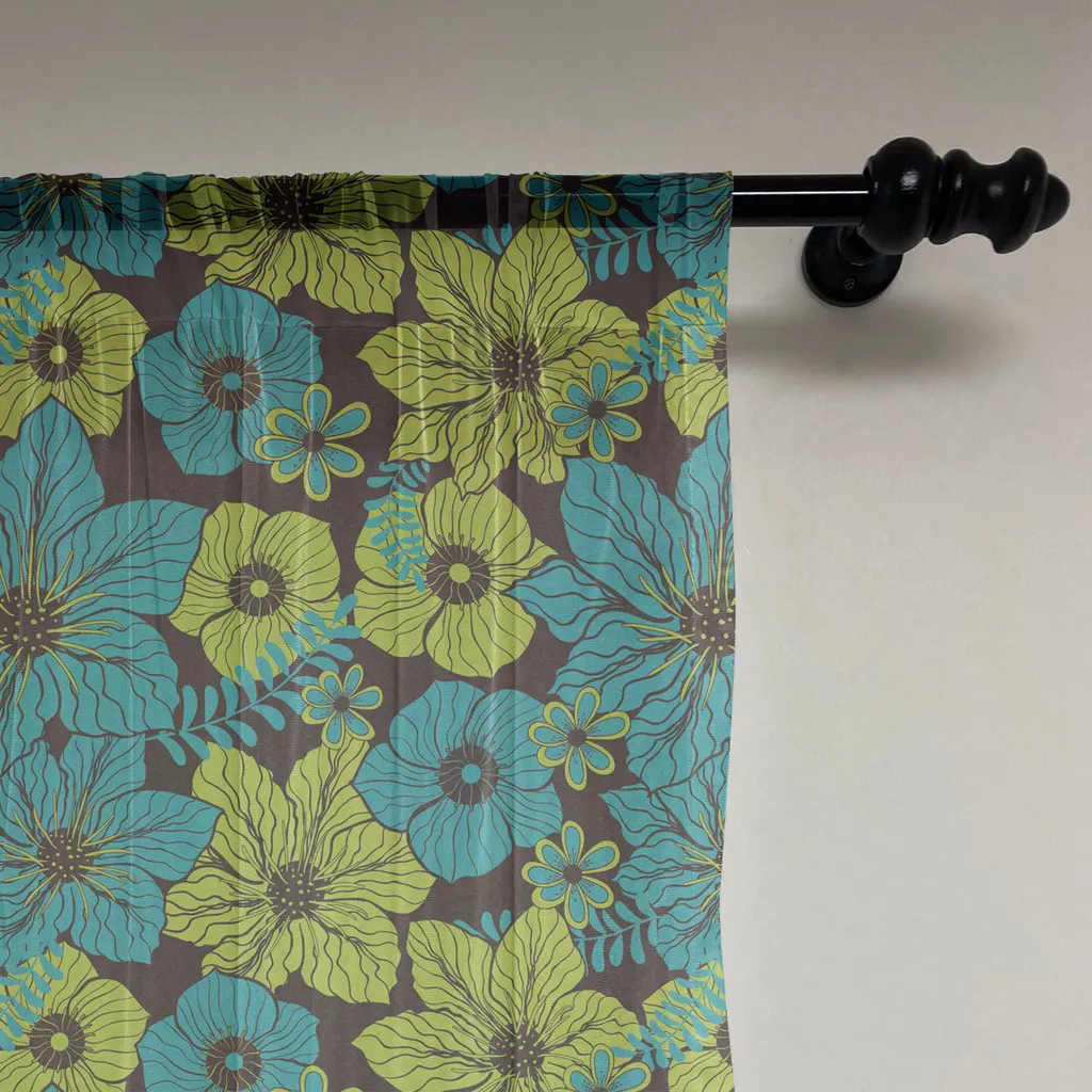 ABAKUHAUS Giallo e Blu Arazzo, Thailandia Flora, Tessitura della Parete