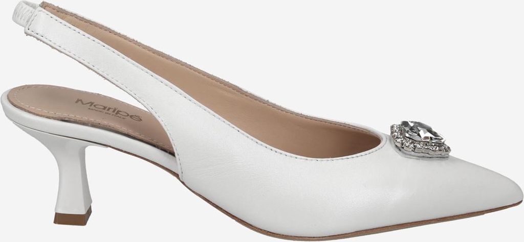 Maripé DOROTY-MA V.1, Peeptoes & Slingpumps in Weiß für Damen, Größe 39