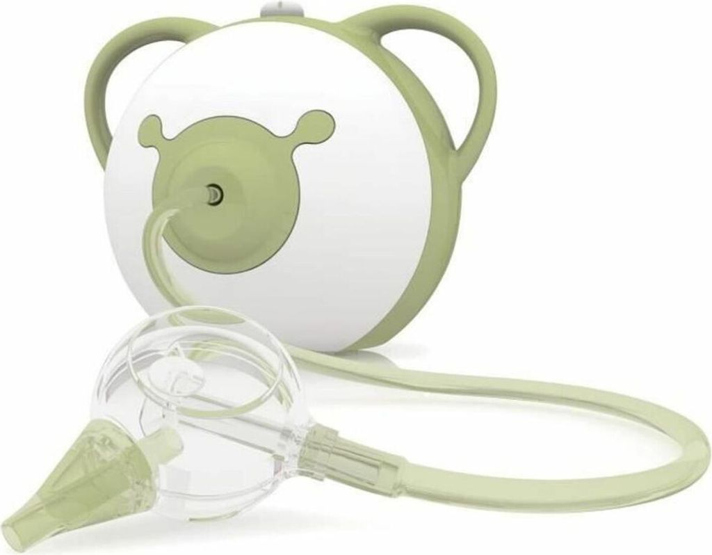 A product shot of a baby nasal aspirator.