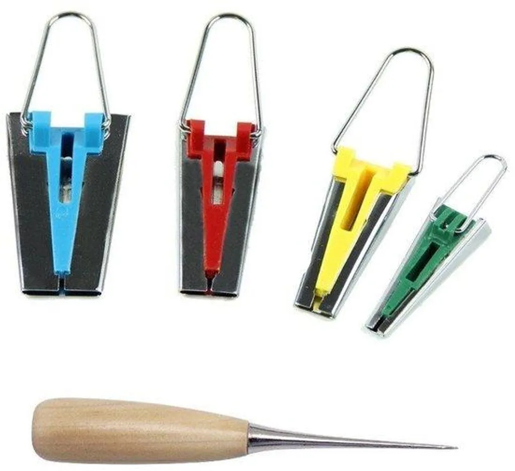 Réalisez vos biais facilement : kit 4 tailles 6-25mm et fil couture