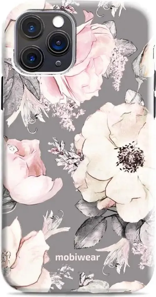 Custodia iPhone 11 Pro Mobiwear Elite Pro Rosa Floreale | Protezione Top