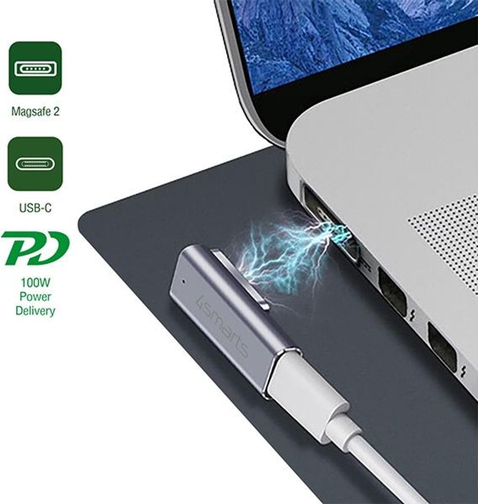 Adaptér 4Smarts USB-C PD 100W na MagSafe 2 Obrázek produktu 