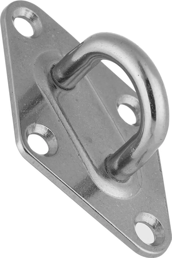 Piastra a Diamante 8mm Inox 304 per Vele Ombreggianti e Yacht