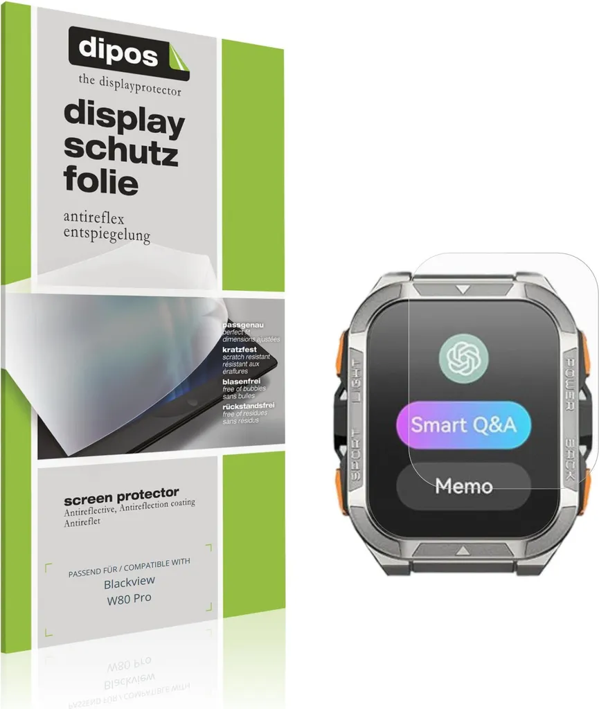 Protezione Schermo Blackview W80 Pro: 6x Pellicole Anti-Riflesso dipos