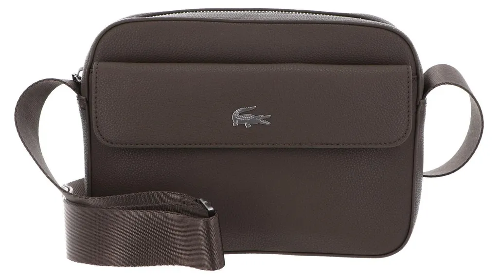 Sac à épaule Lacoste Business Morel marron : idéal pour vos déplacements