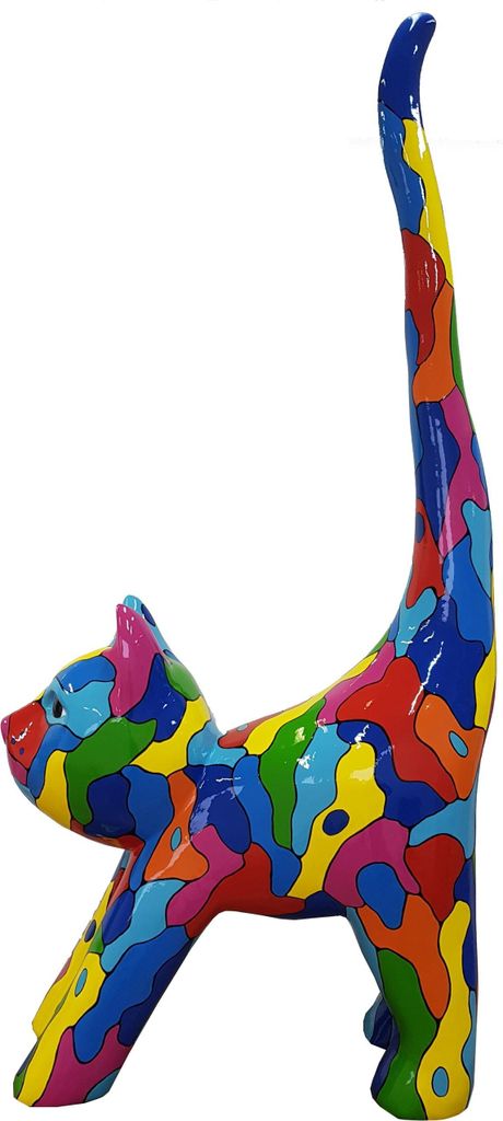 Abstrakte Deko Figur Statue Skulptur 190cm Figuren Statuen Skulpturen Katze Neu