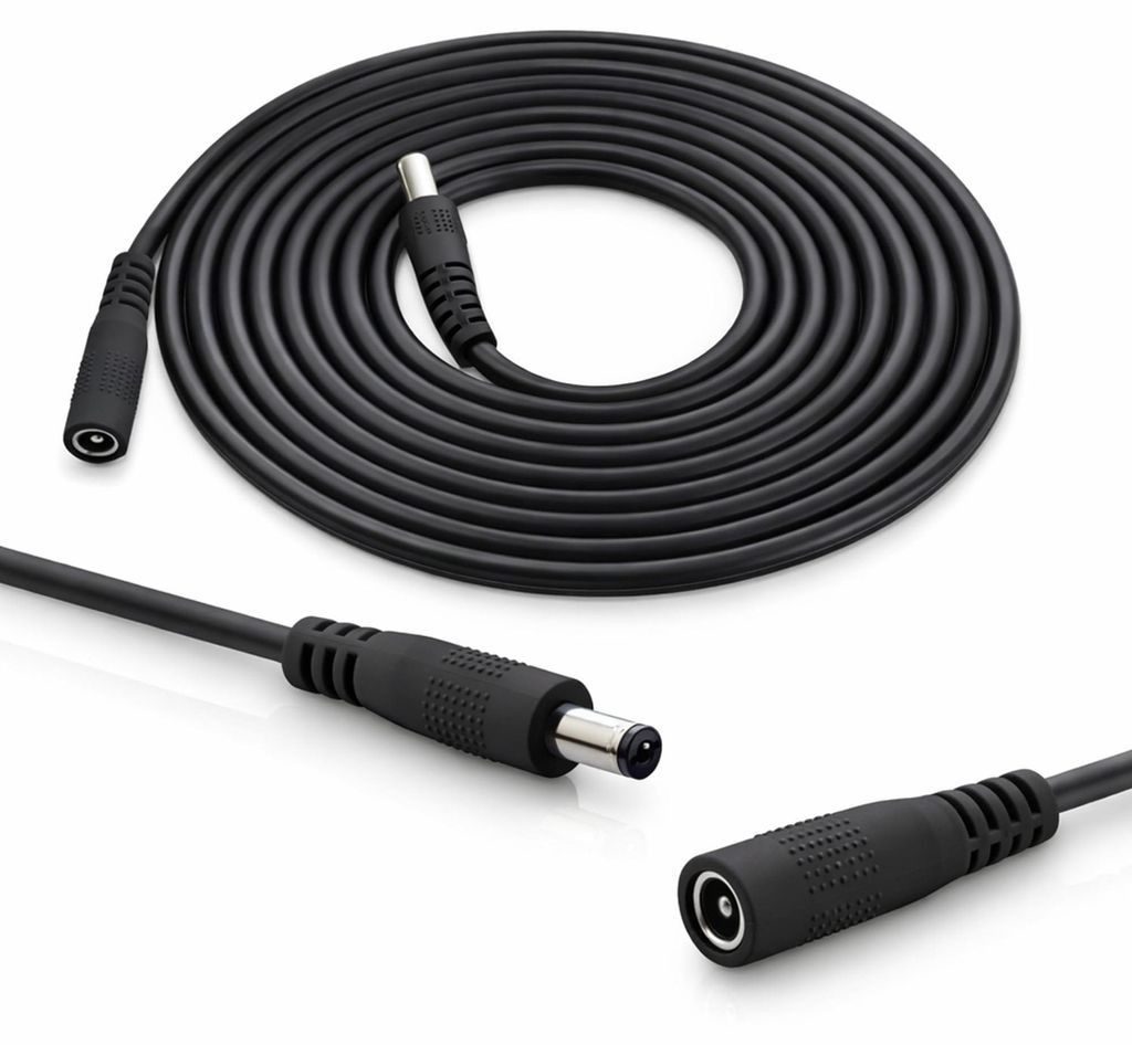InLine Verlängerungskabel DC Stecker 4,0x1,7mm, schwarz, Produktbild 
