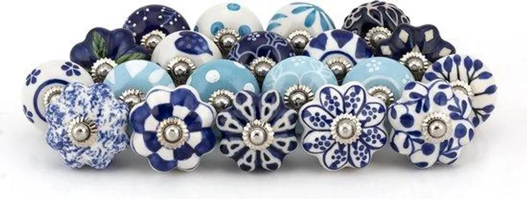 Rénover vos meubles avec 20 boutons en céramique colorés à la main
