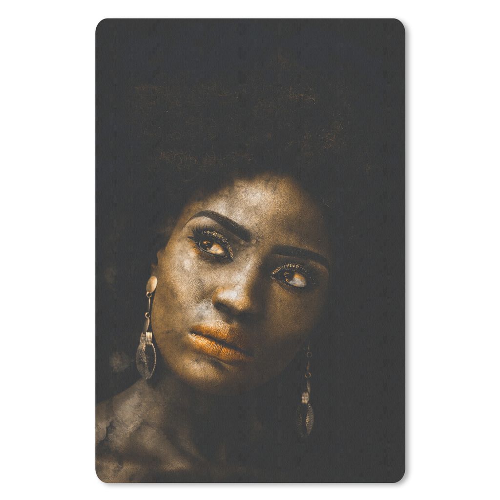MuchoWow Mauspad Mousepad Frauen - Ohrringe - Lehm 40x60 cm - Mousepads - Maus Mat - Pad - Mausunterlage - Schreibtisch Accesoire