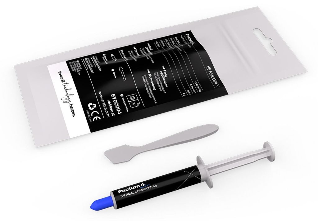 ENDORFY Pactum 4, Wärmeleitpaste, 12 W/m·K, 2,6 g/cm³, 4 g, Produktbild 