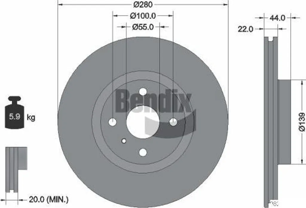 Supprimez les vibrations au freinage : Disque Bendix pour MX-5 et Spider