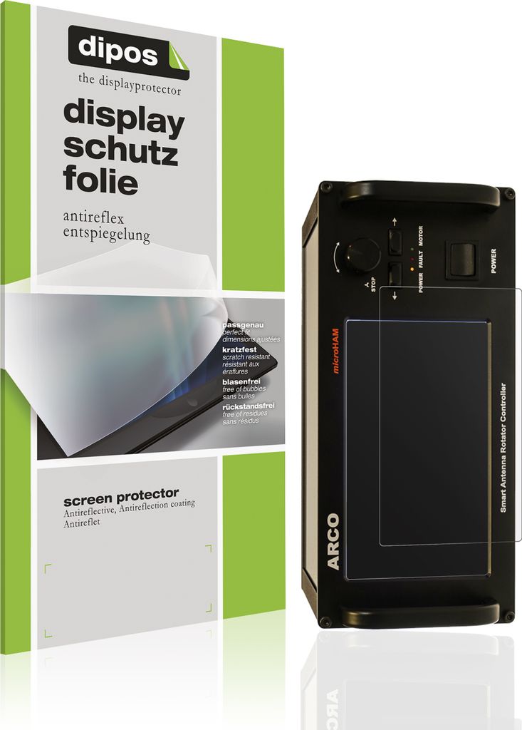 2x Schutzfolie für microHAM ARCO matt Displayschutzfolie Folie Display Schutz dipos