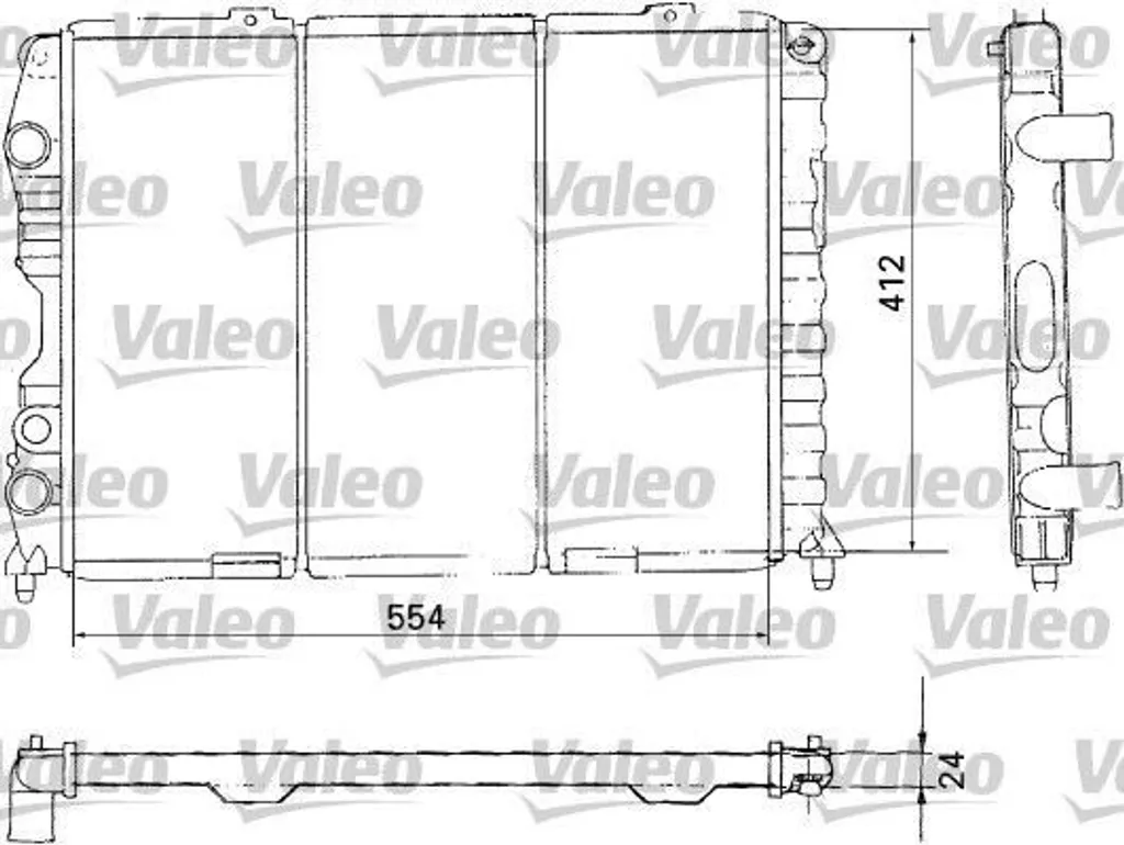 Évitez la surchauffe avec le radiateur Valeo 731283 pour Alfa GTV 916